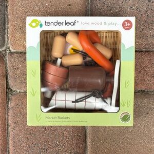 BRAND NEW Tender Leaf Market Baskets Play Set - Charcuterie Basket
